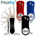 Pitchfix  XL Spring-Action Golf Divot Tool W/Ball Marker